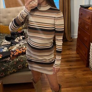 Striped Women’s Sweater Dress